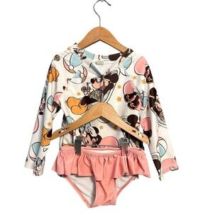 Kids Swim Set with Cartoon Print